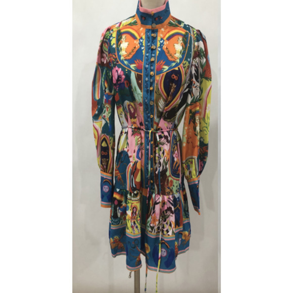 Casual Graffiti  Mini Dress | Chicgenes - Picture 7 of 8